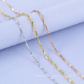 Jewelry Wholesale Gold Plated Necklace S925 Sterling Silver Chain